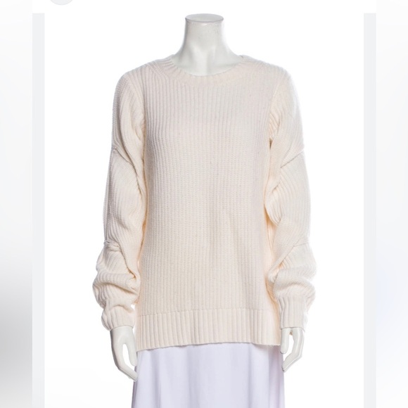Dion Lee Sweaters - Dion Lee x Carbon38 100% Cashmere Crew Neck Sweater Size S Ivory